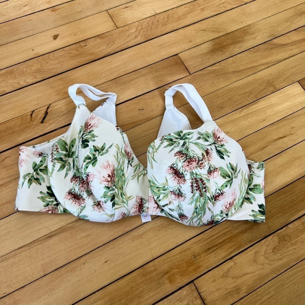 Cacique lightly lined‎ balconette floral print